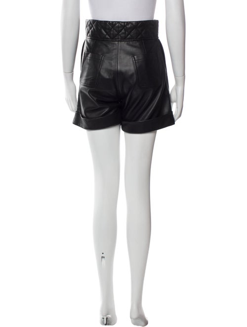 Sandro Leather Mini Shorts