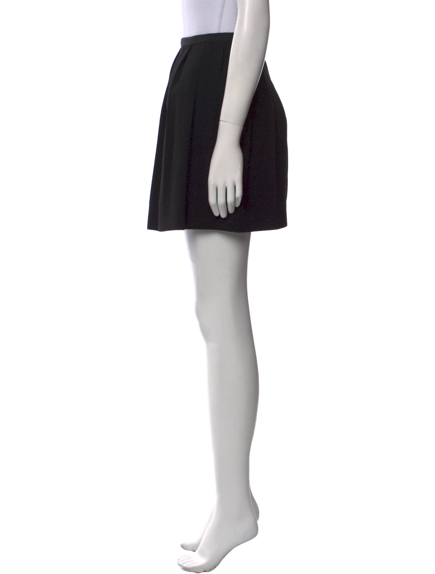 Sandro Pleated Accents Mini Skirt