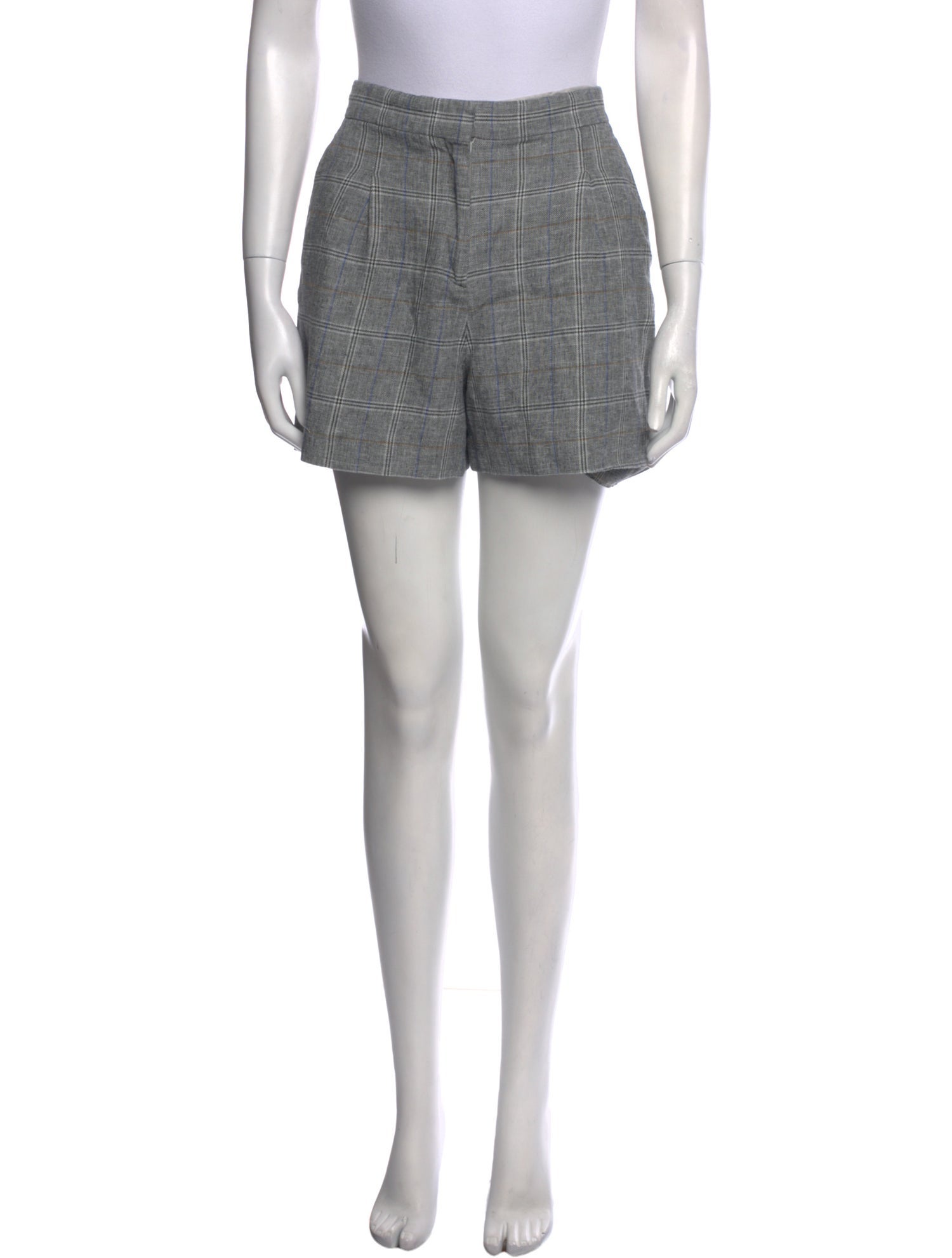 Sandro Linen Mini Shorts