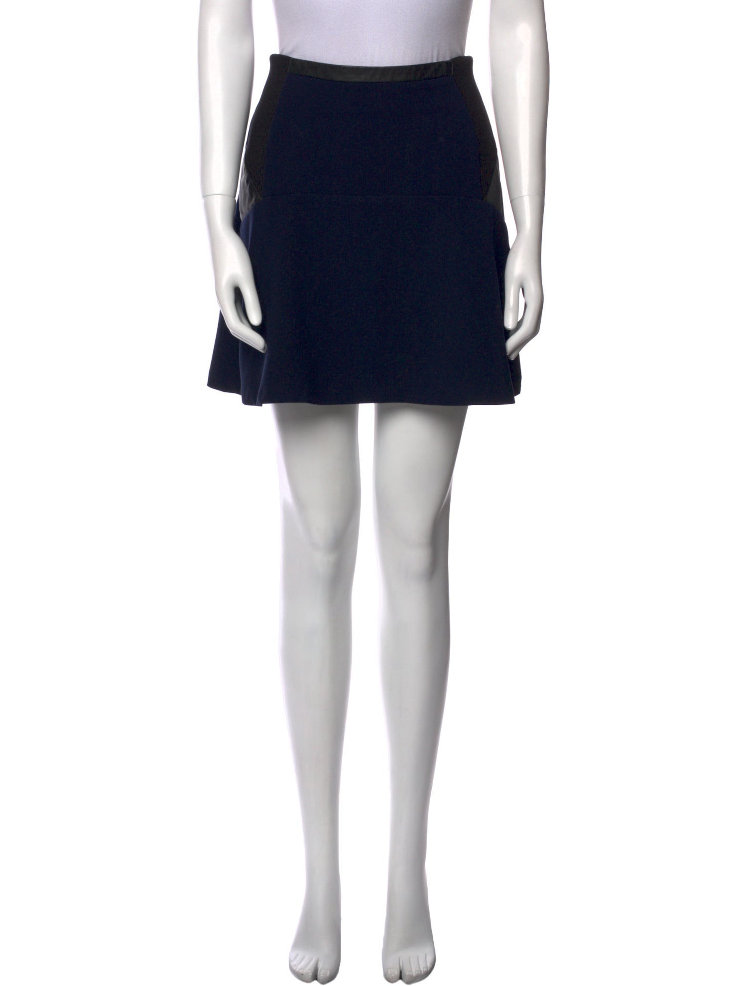 Sandro Pleated Accents Mini Skirt