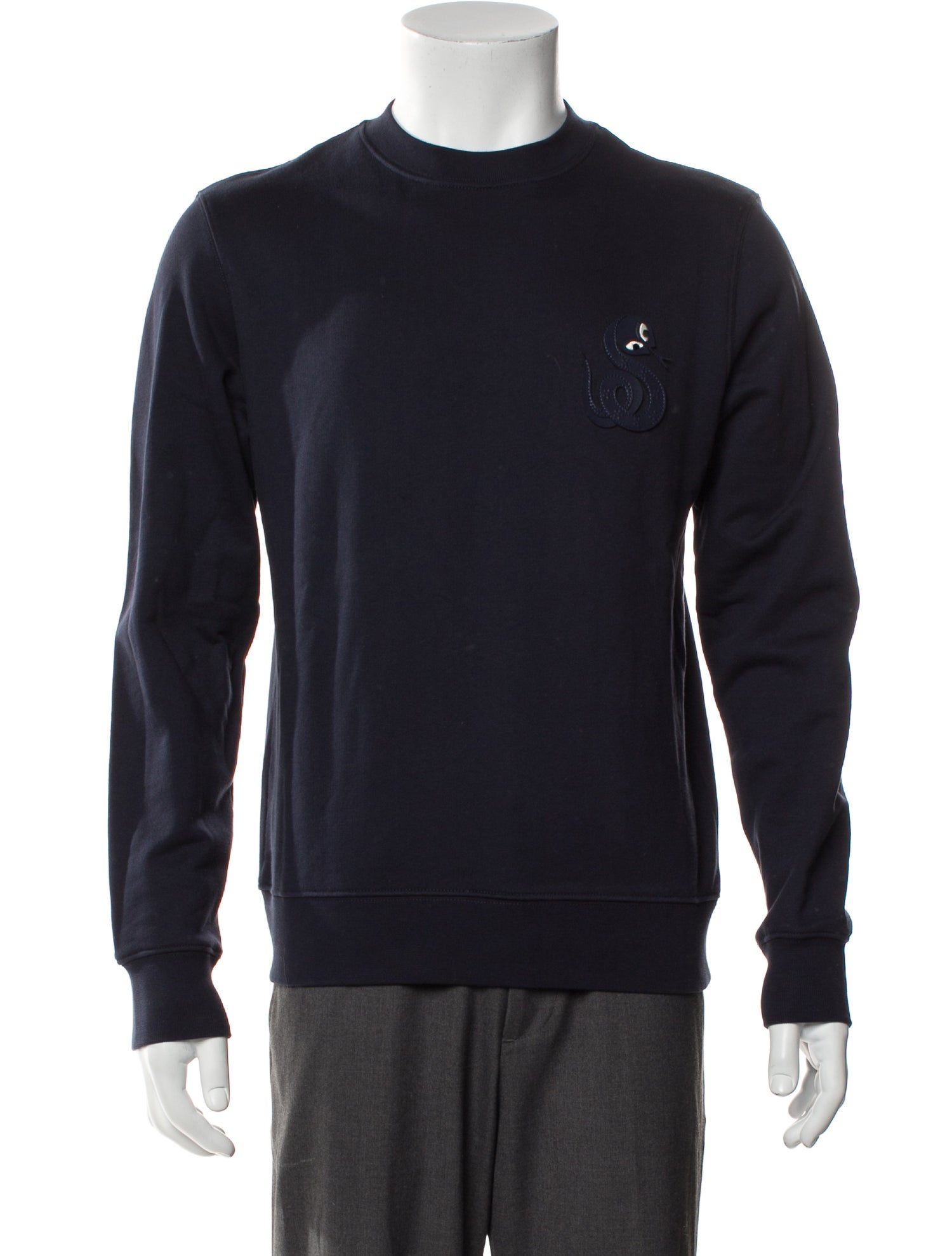 Sandro Crew Neck Long Sleeve Pullover