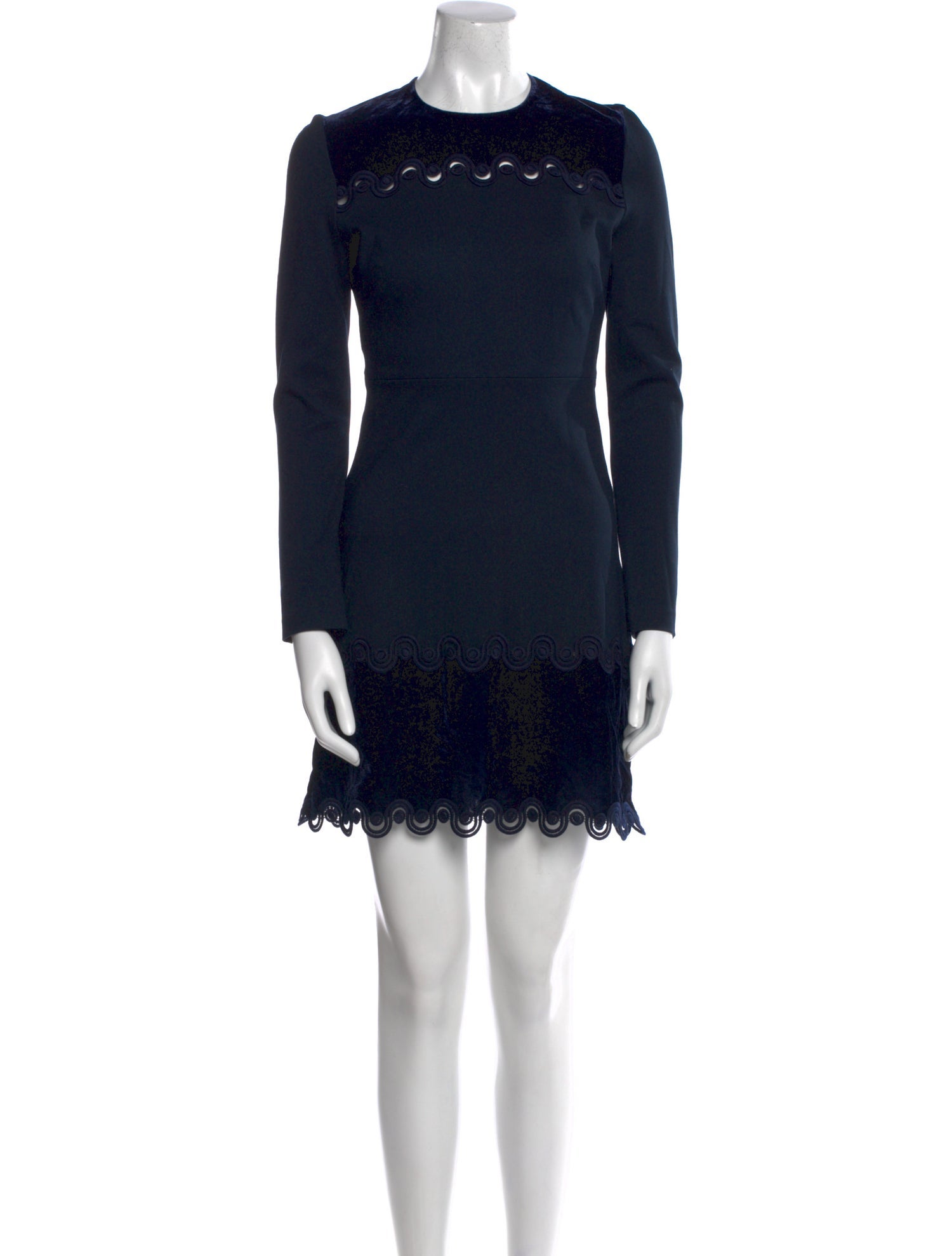 green emerald velvet dress Sandro White Embroidered Sleeveless Button Flared Midi Dress - BOPF