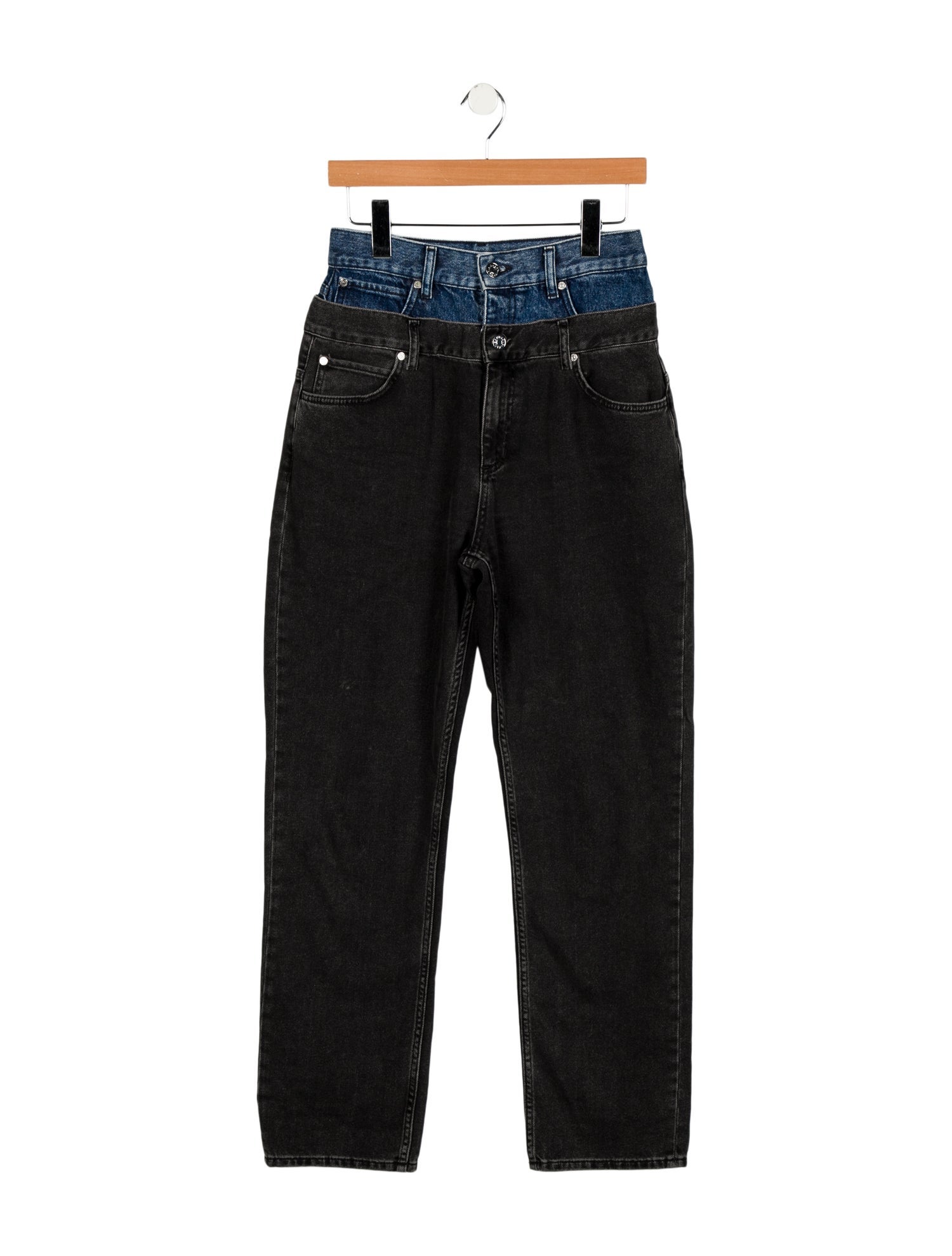 Sandro High-Rise Straight Leg Jeans