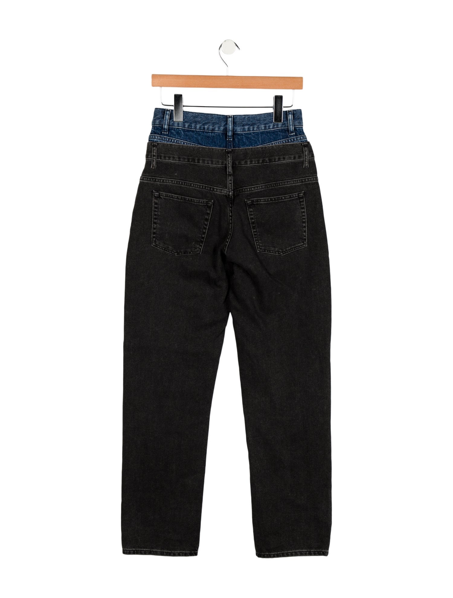 Sandro High-Rise Straight Leg Jeans