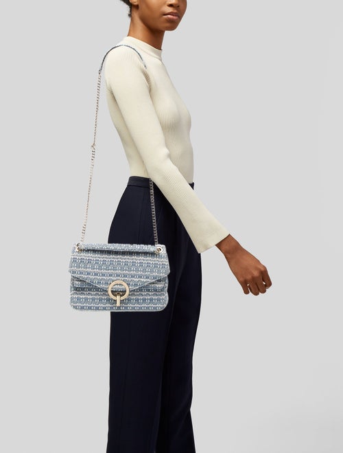 Sandro Tweed Shoulder Bag