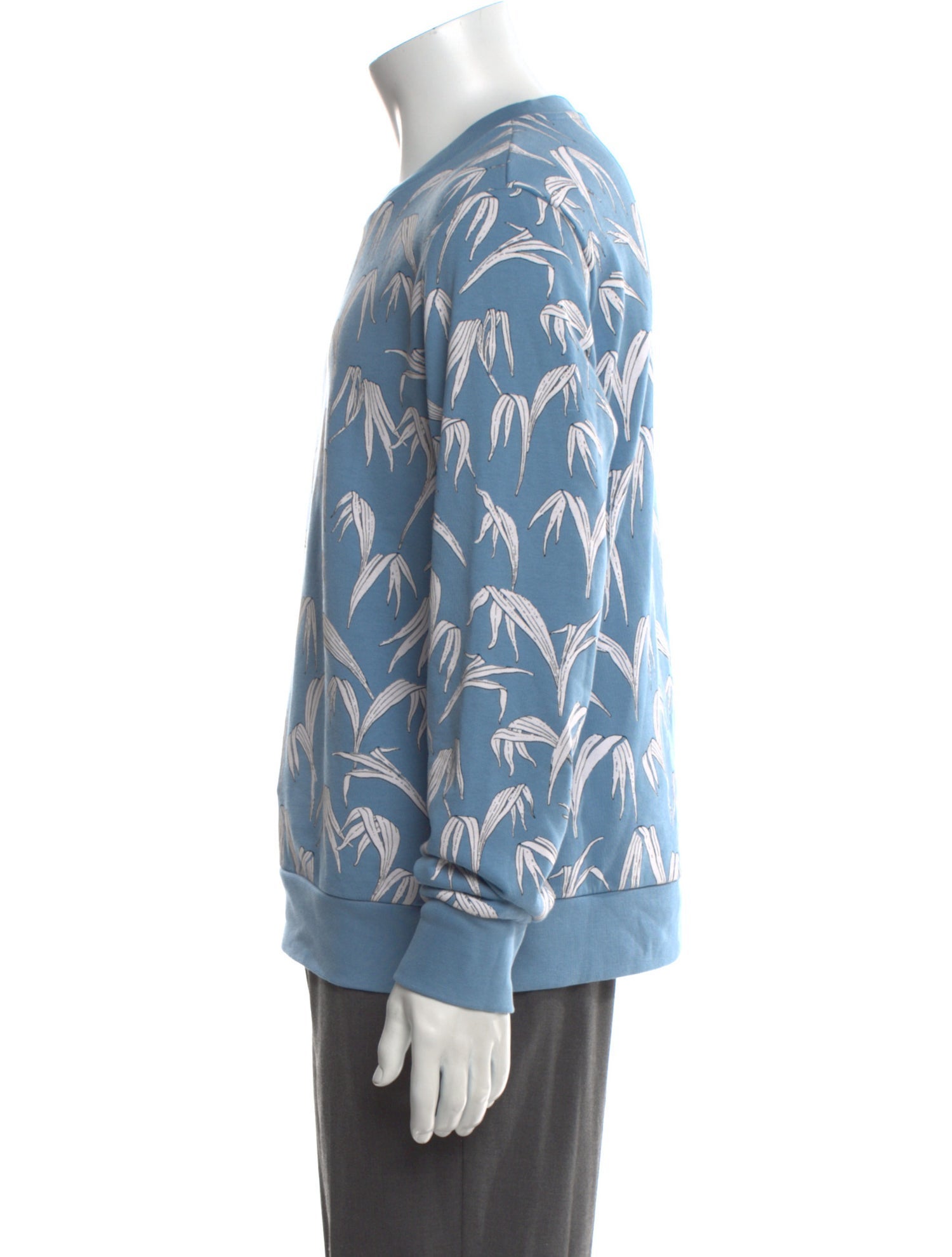 Sandro Printed Crew Neck Sweatshirt