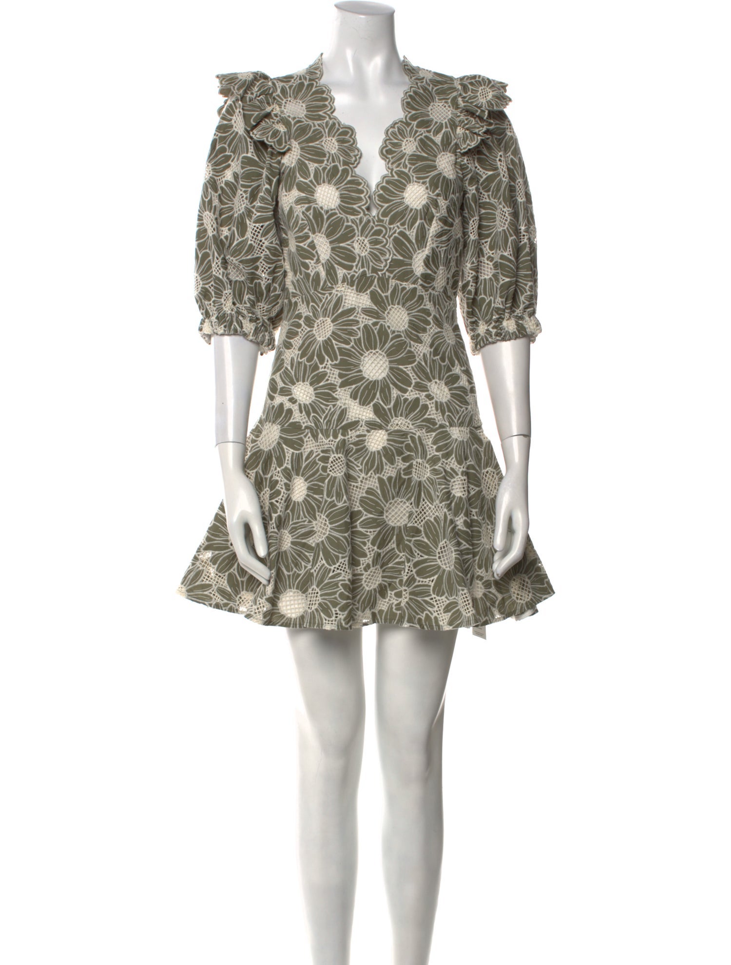 Sandro Floral Print Mini Dress w/ Tags