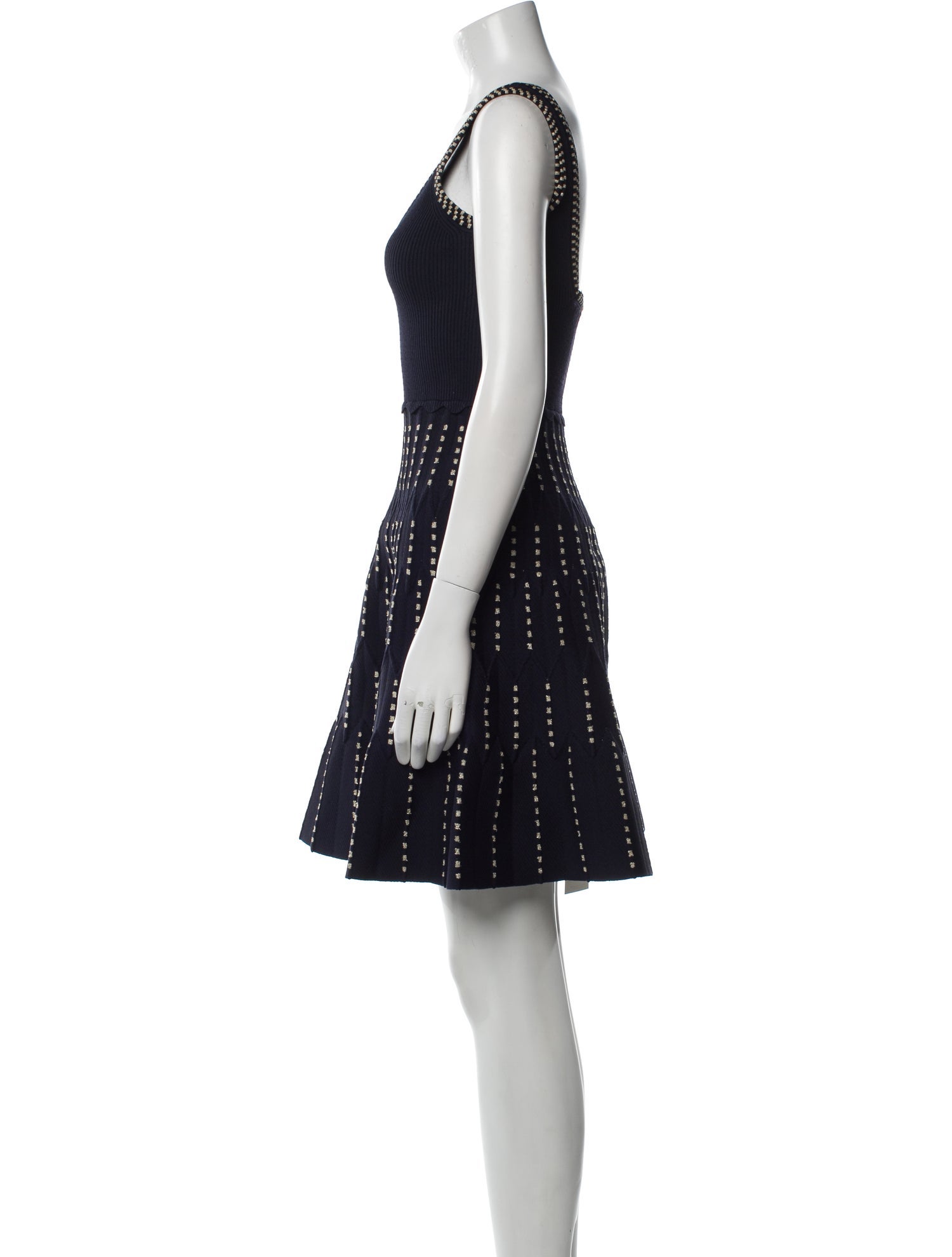 Sandro Printed Mini Dress