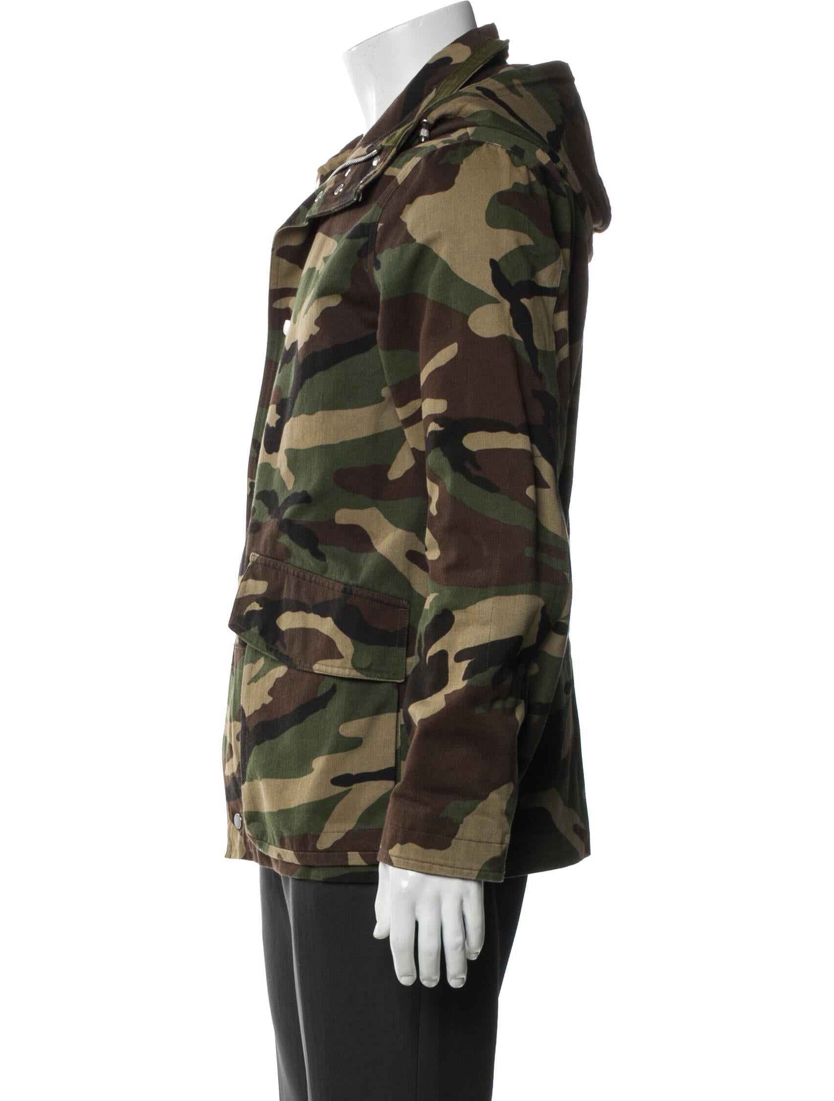 Sandro Camouflage Print Utility Jacket