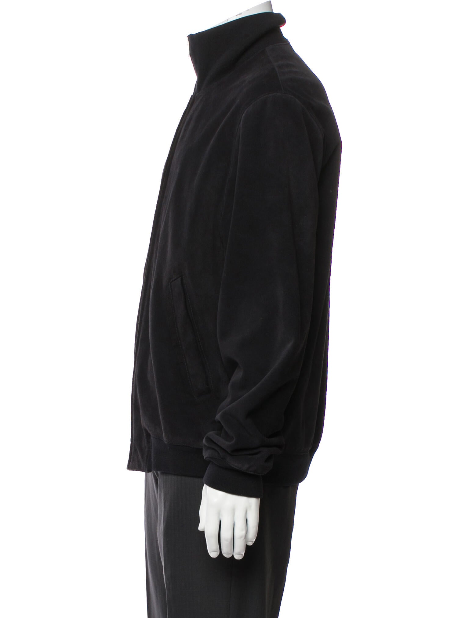 Sandro Leather Bomber Jacket