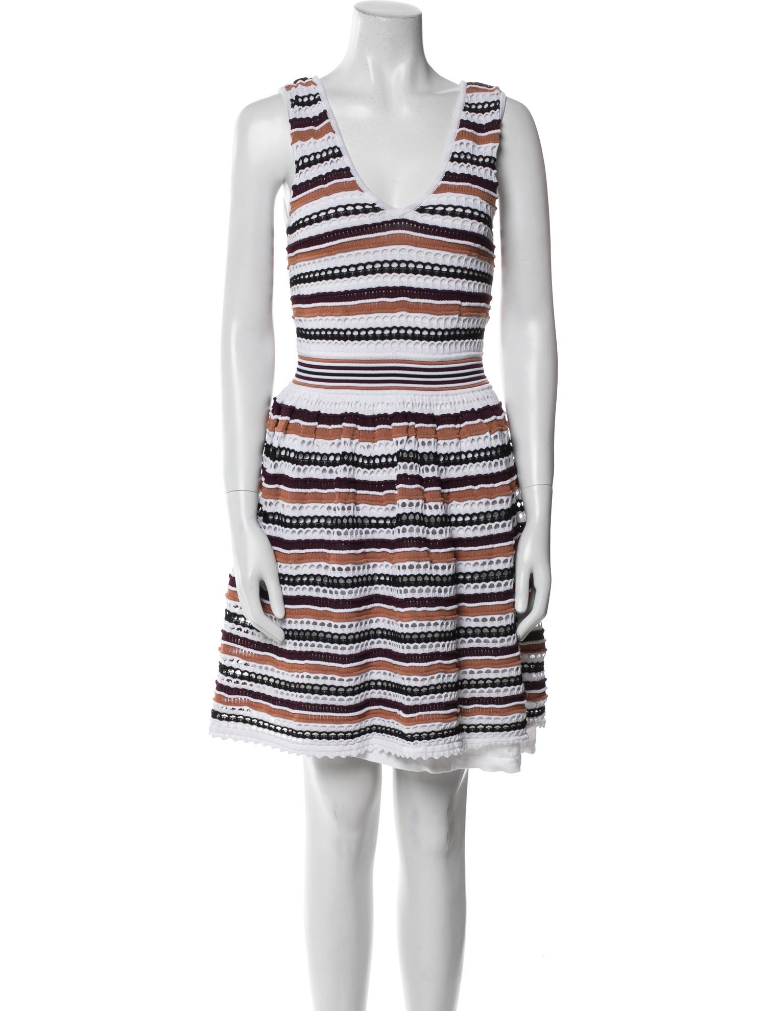 Sandro Striped Mini Dress