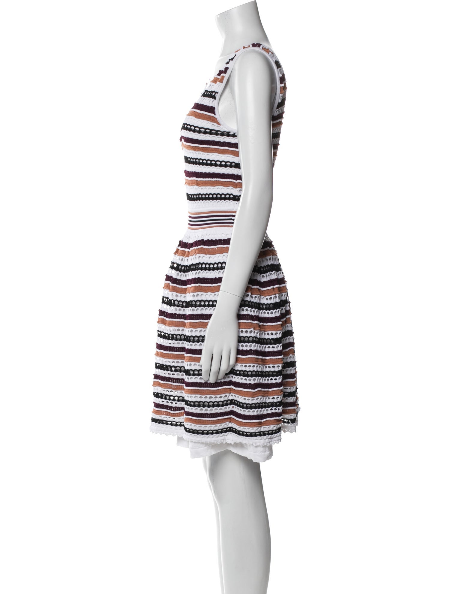 Sandro Striped Mini Dress