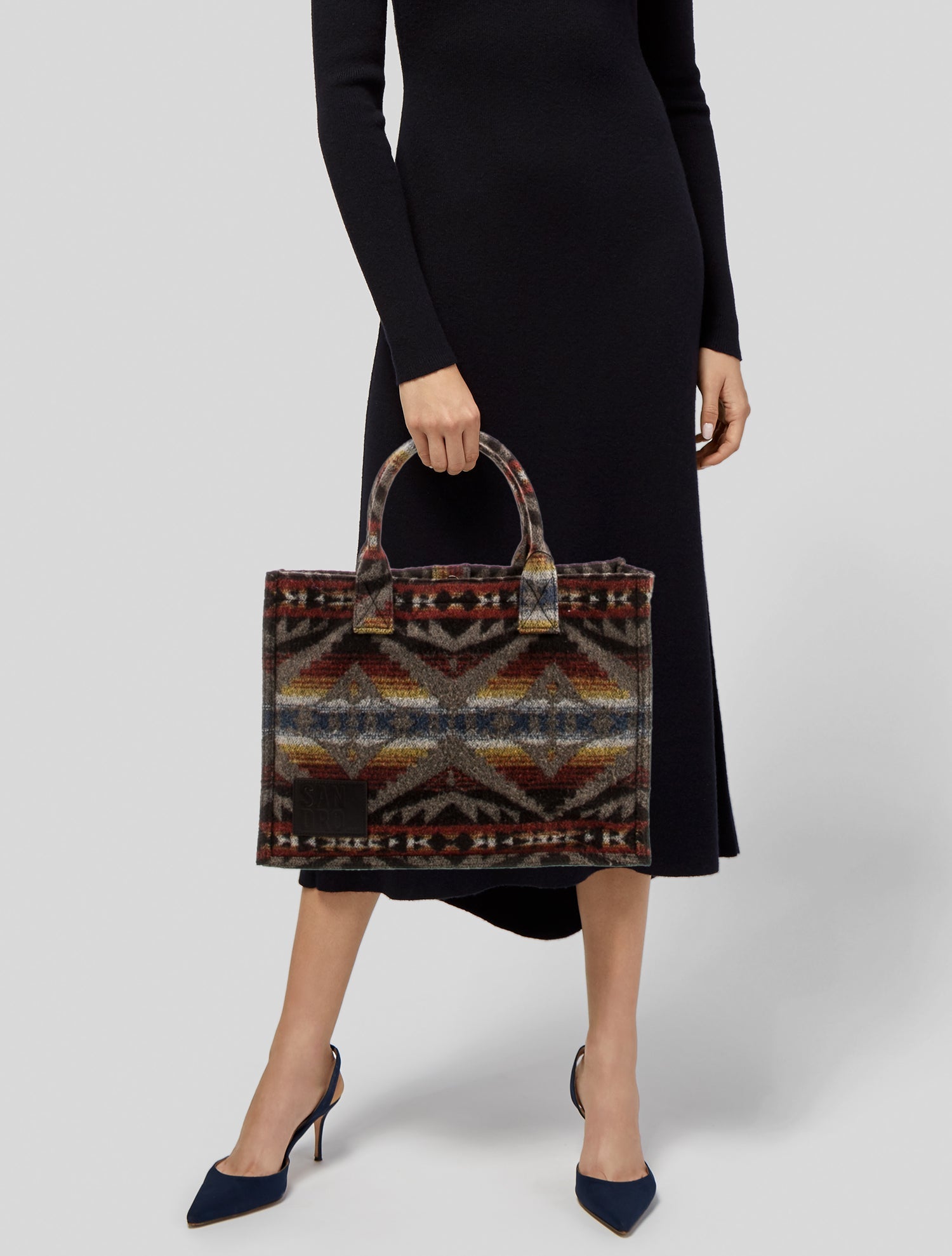Sandro Wool Tote