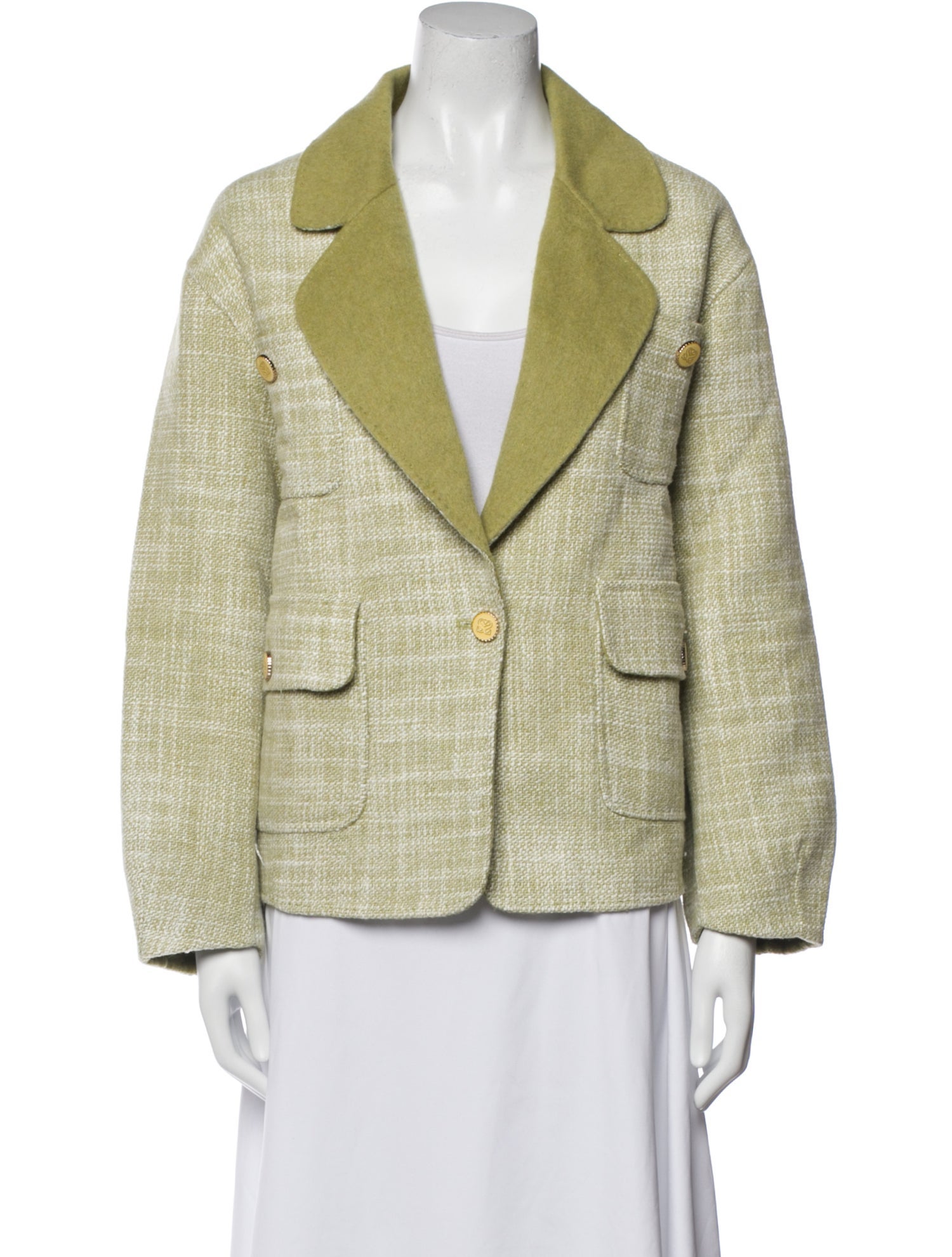 Sandro Colorblock Pattern Blazer