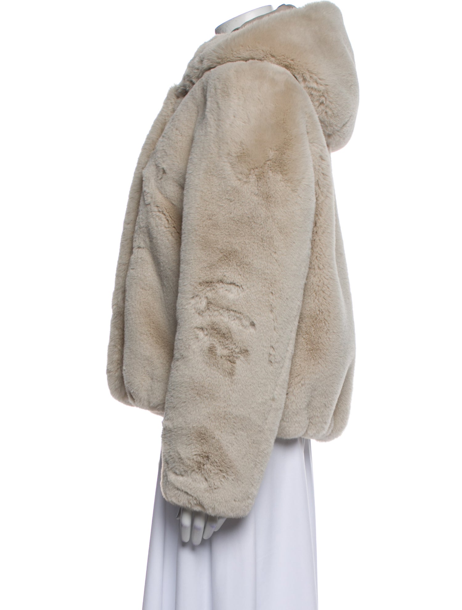 Sandro Faux Fur Jacket