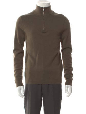 Sandro Wool Mock Neck Pullover