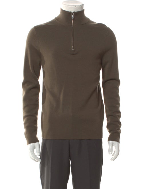 Sandro Wool Mock Neck Pullover