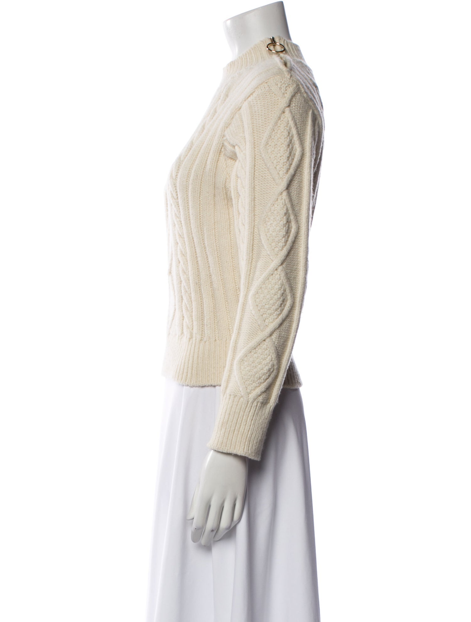 Sandro Wool Mock Neck Sweater