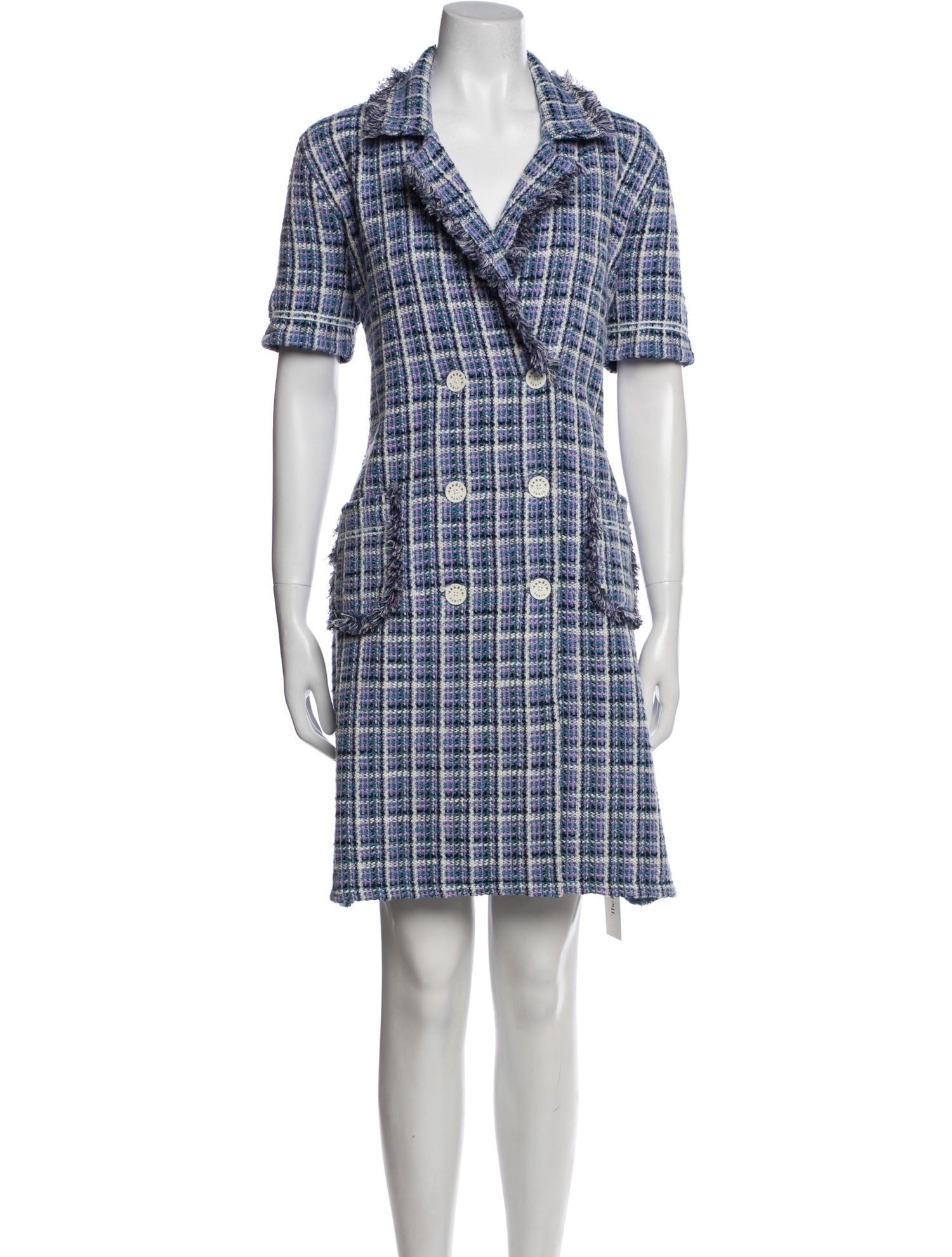 Sandro Tweed Pattern Mini Dress w/ Tags