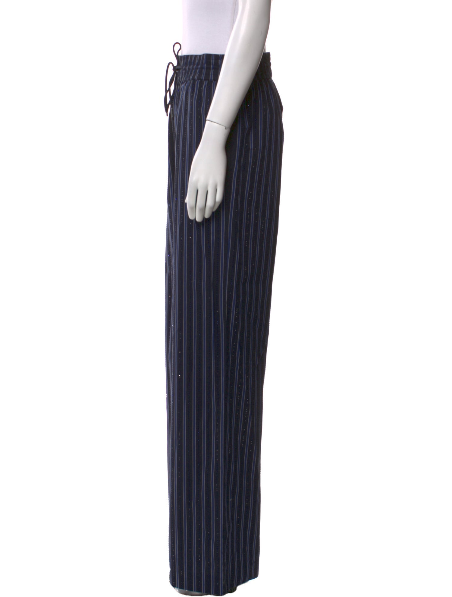 Sandro Striped Wide Leg Pants