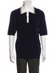 Sandro Collar Short Sleeve Polo Shirt