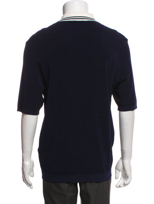 Sandro Collar Short Sleeve Polo Shirt