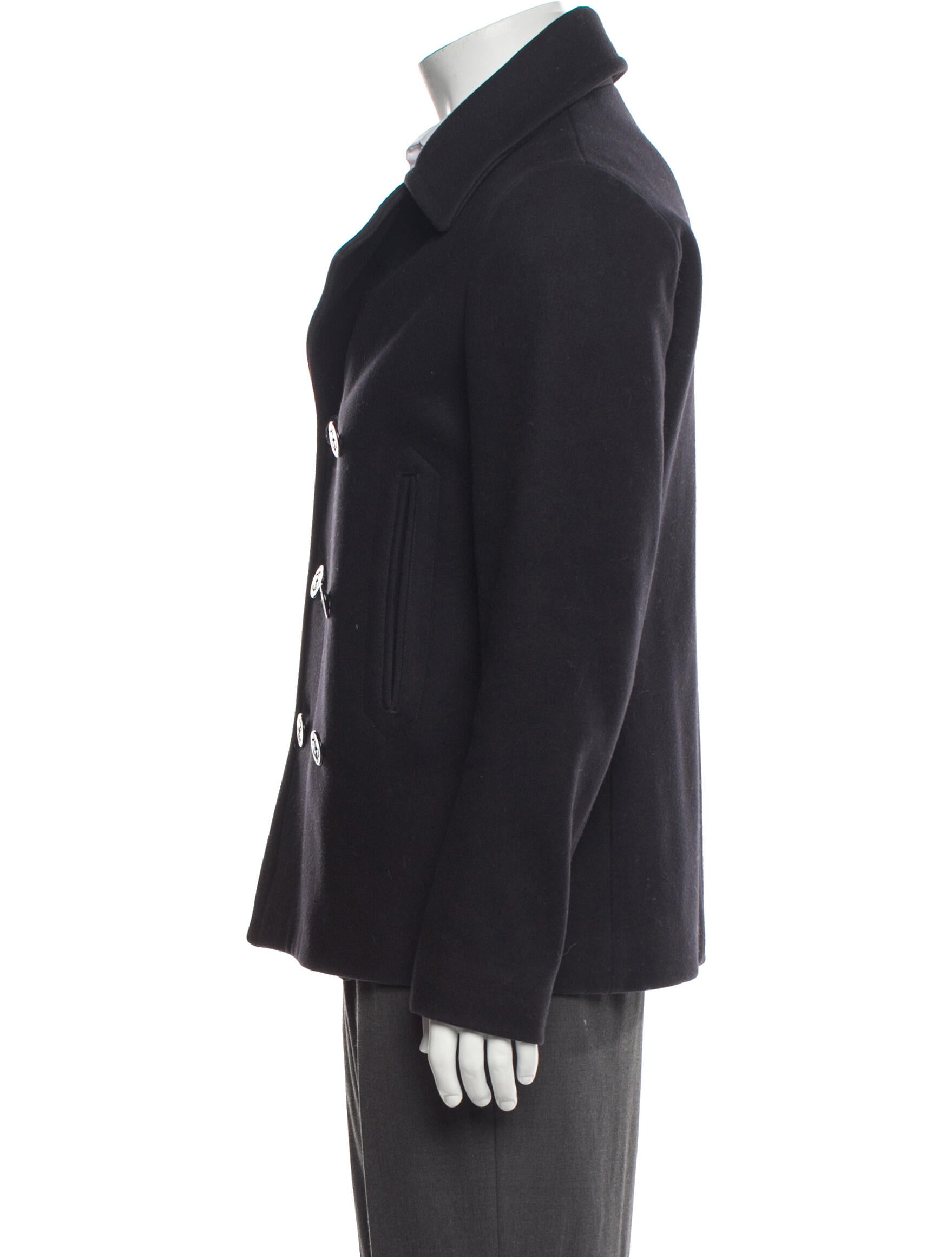 Sandro Wool Peacoat