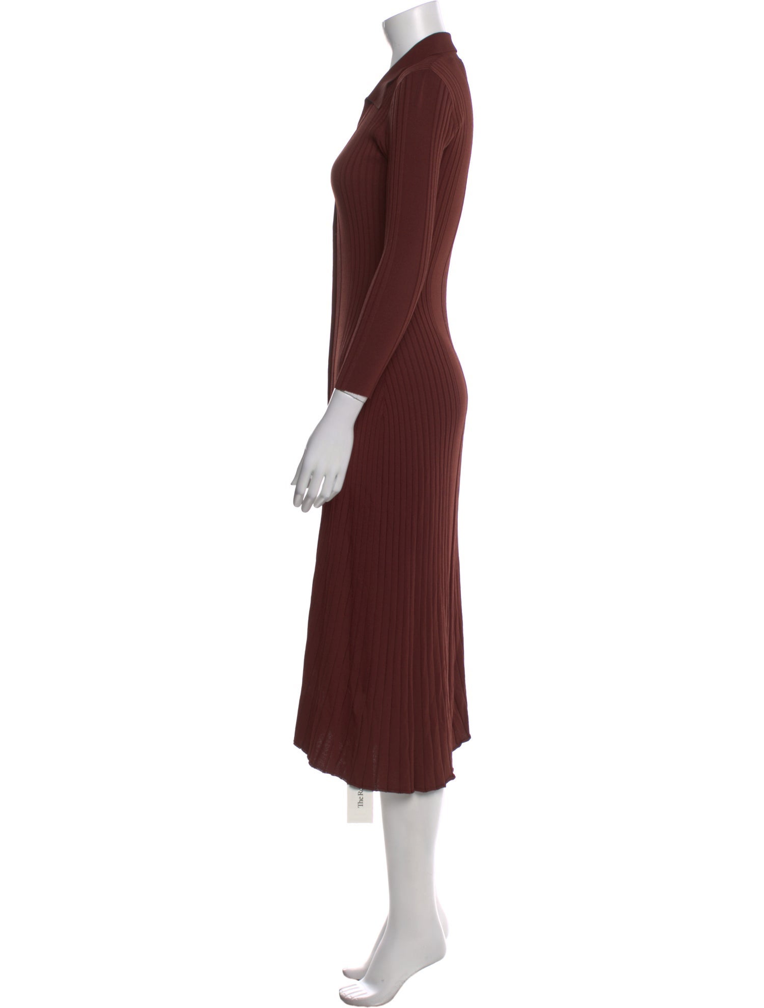 Sandro V-Neck Midi Length Dress