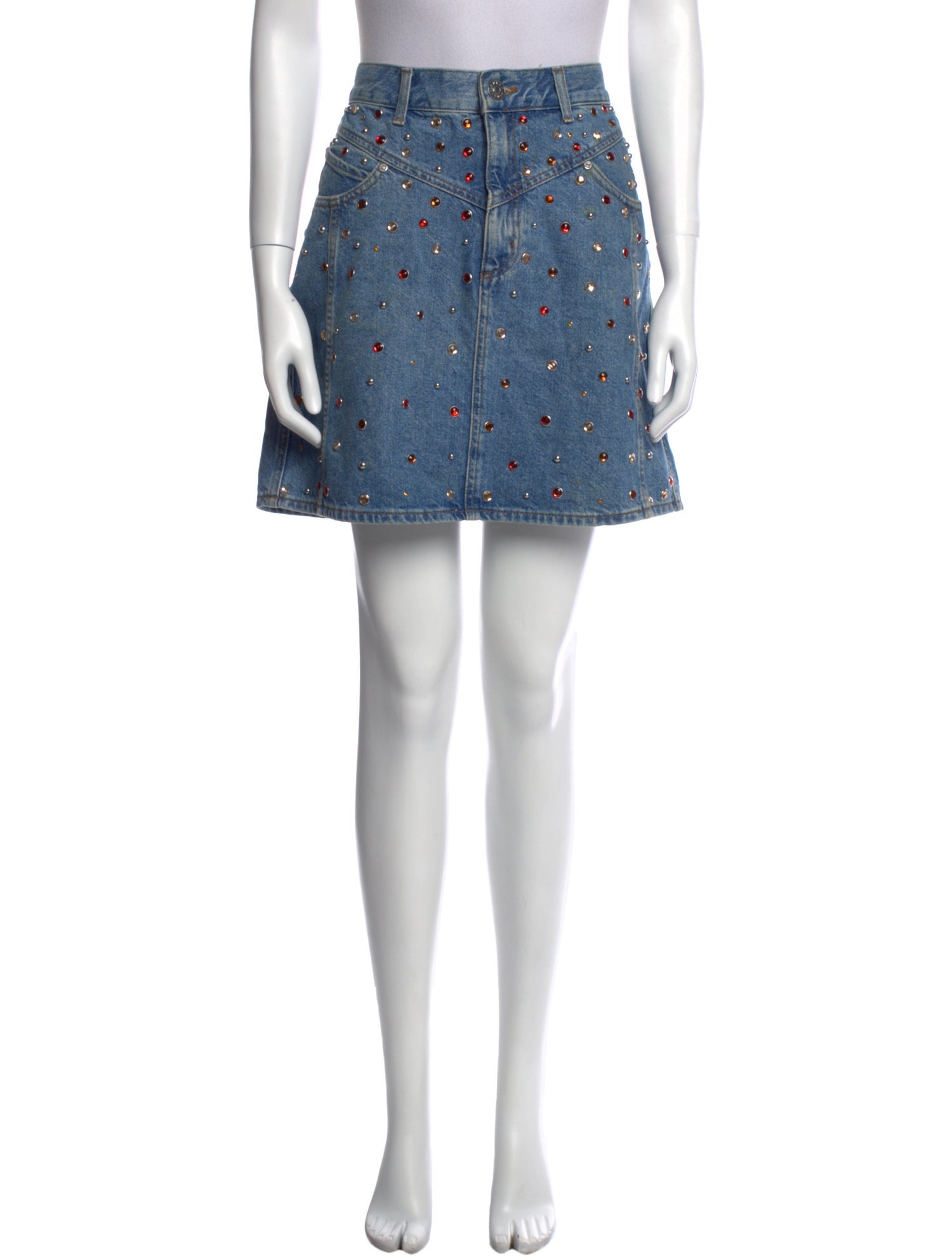 Sandro Printed Mini Skirt