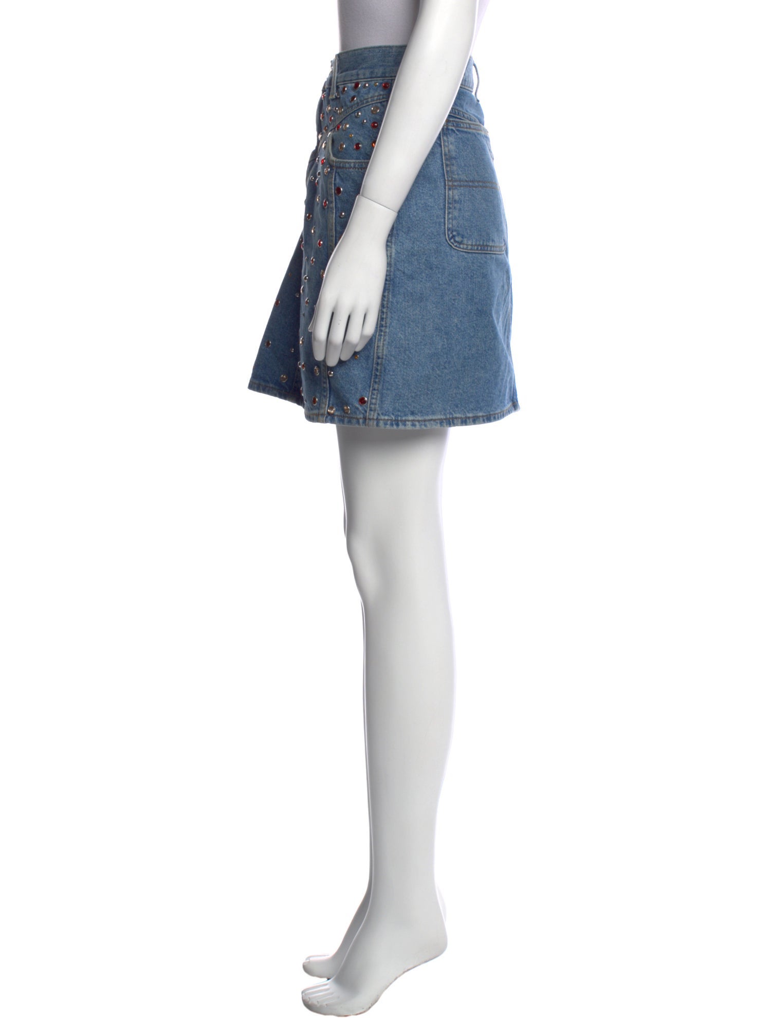 Sandro Printed Mini Skirt