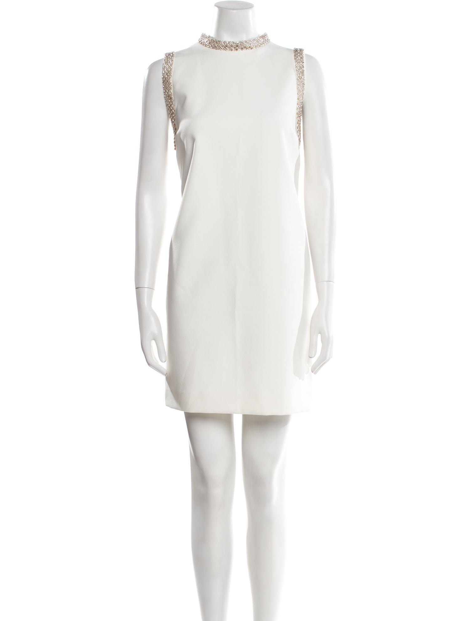 Sandro Mock Neck Mini Dress