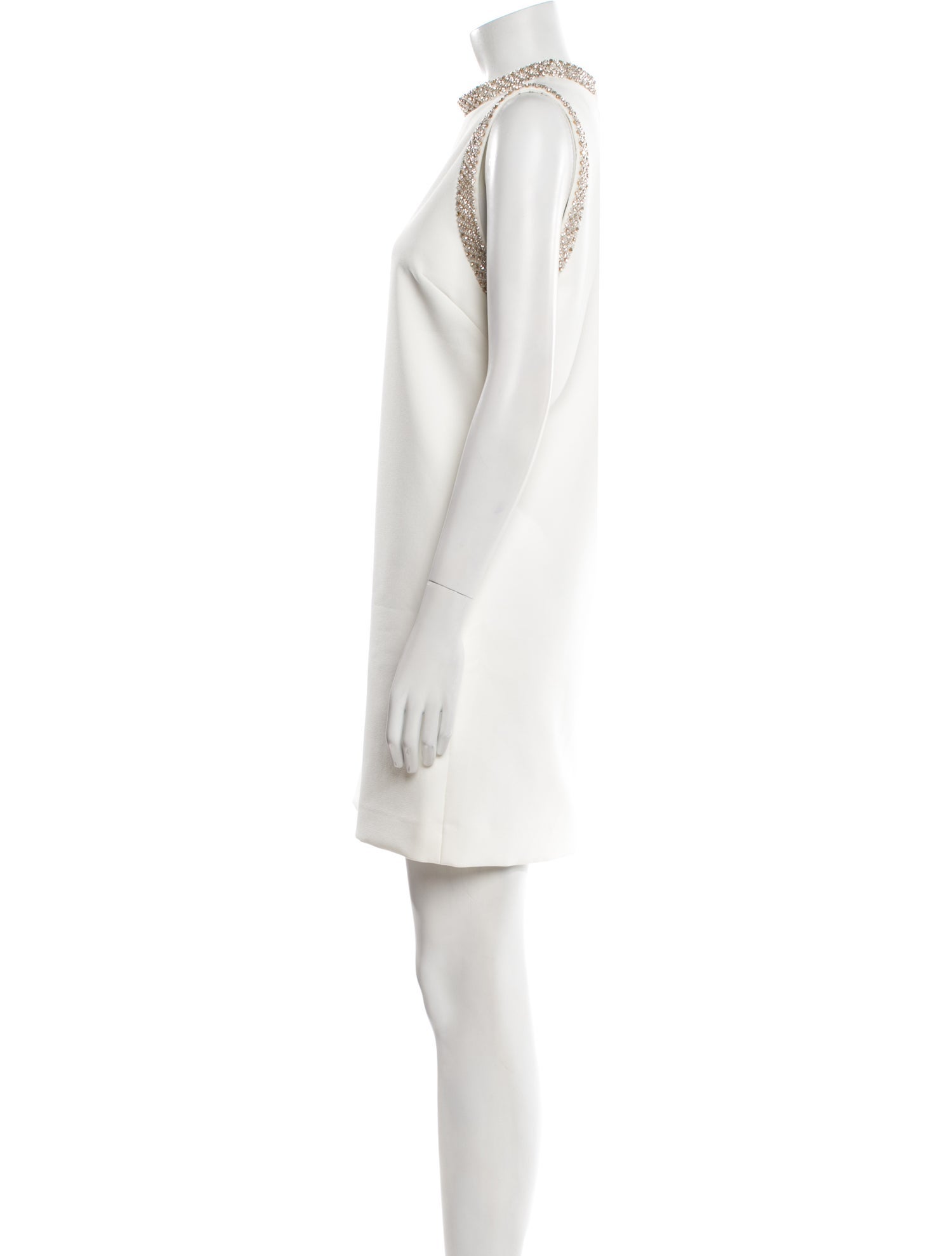 Sandro Mock Neck Mini Dress