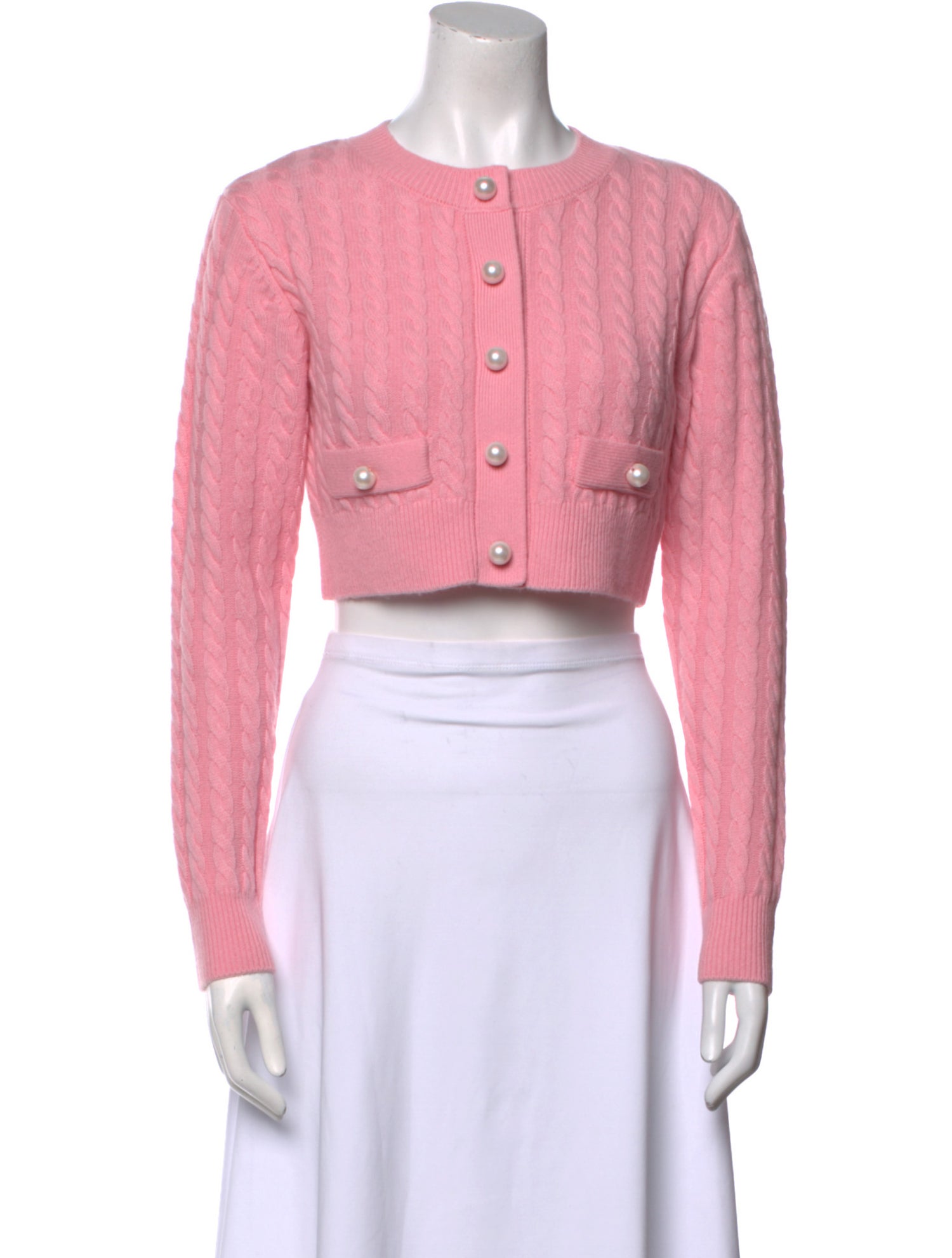 Sandro Cable Knit Crew Neck Sweater w/ Tags