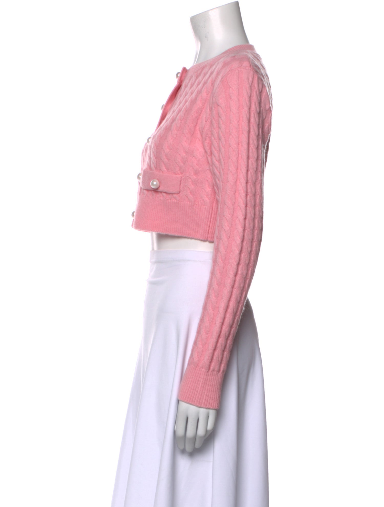 Sandro Cable Knit Crew Neck Sweater w/ Tags