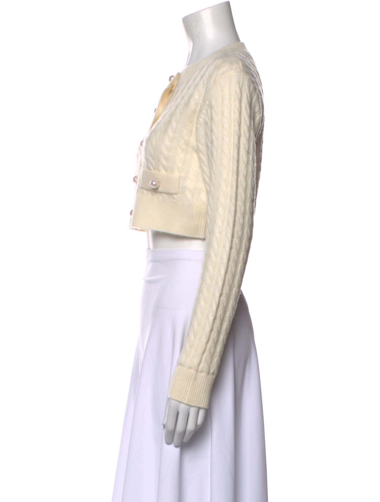 Sandro Cable Knit Crew Neck Sweater w/ Tags