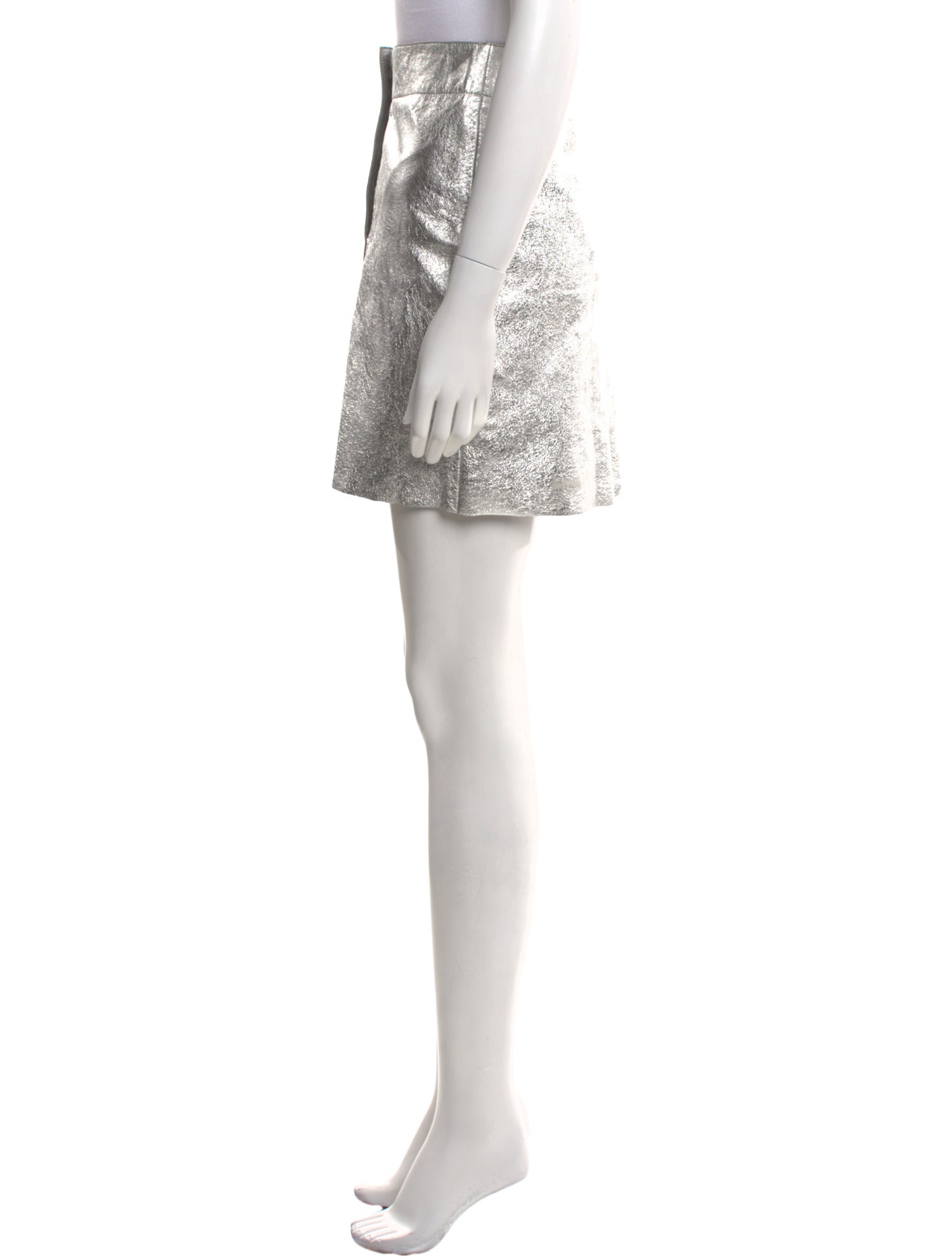 Sandro Lamb Leather Mini Skirt w/ Tags