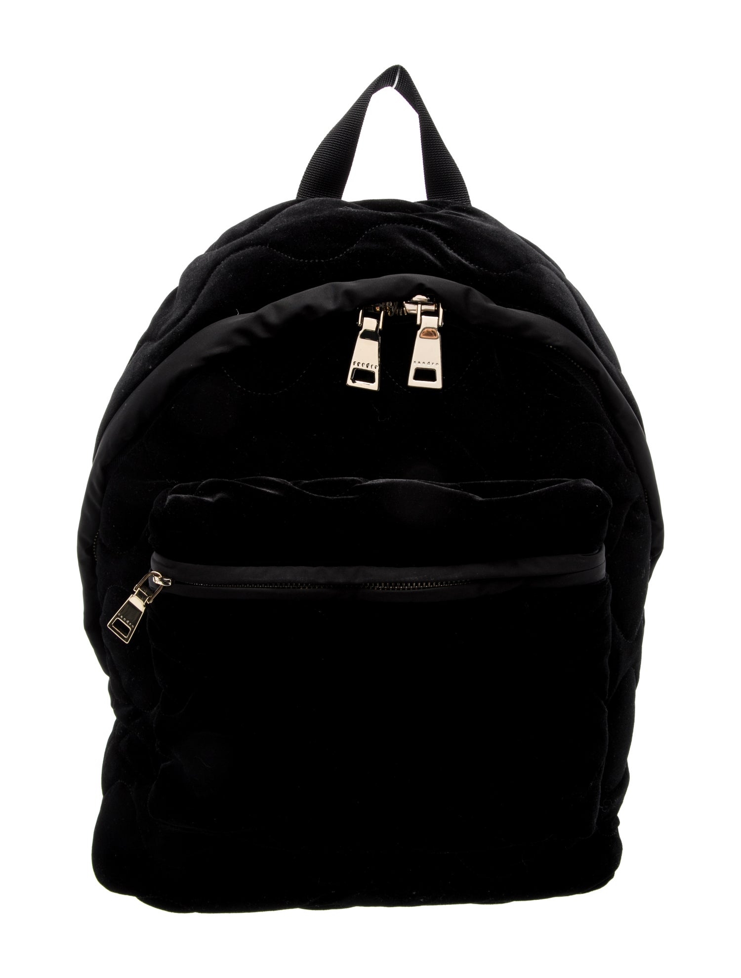 Sandro Velvet Backpack
