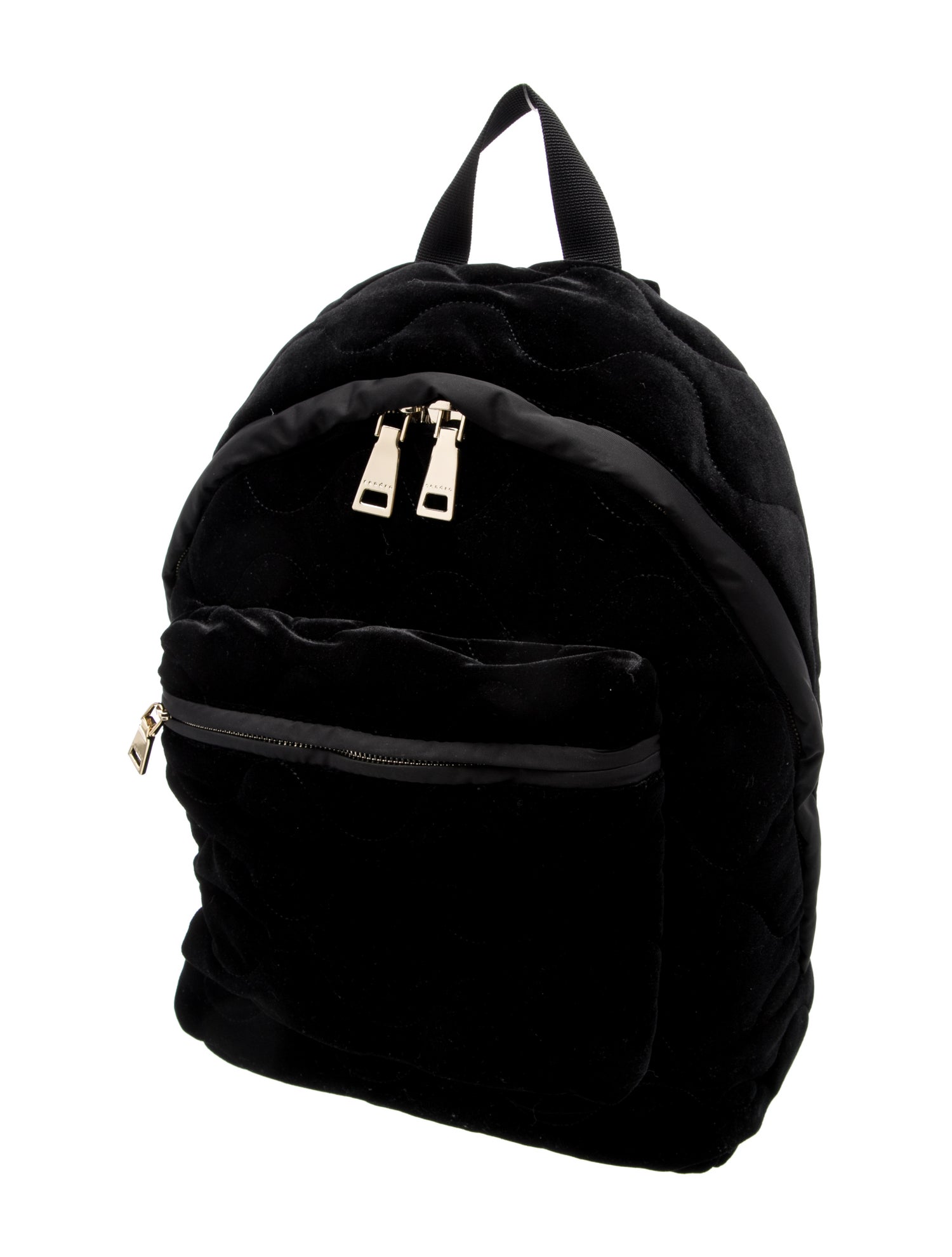 Sandro Velvet Backpack