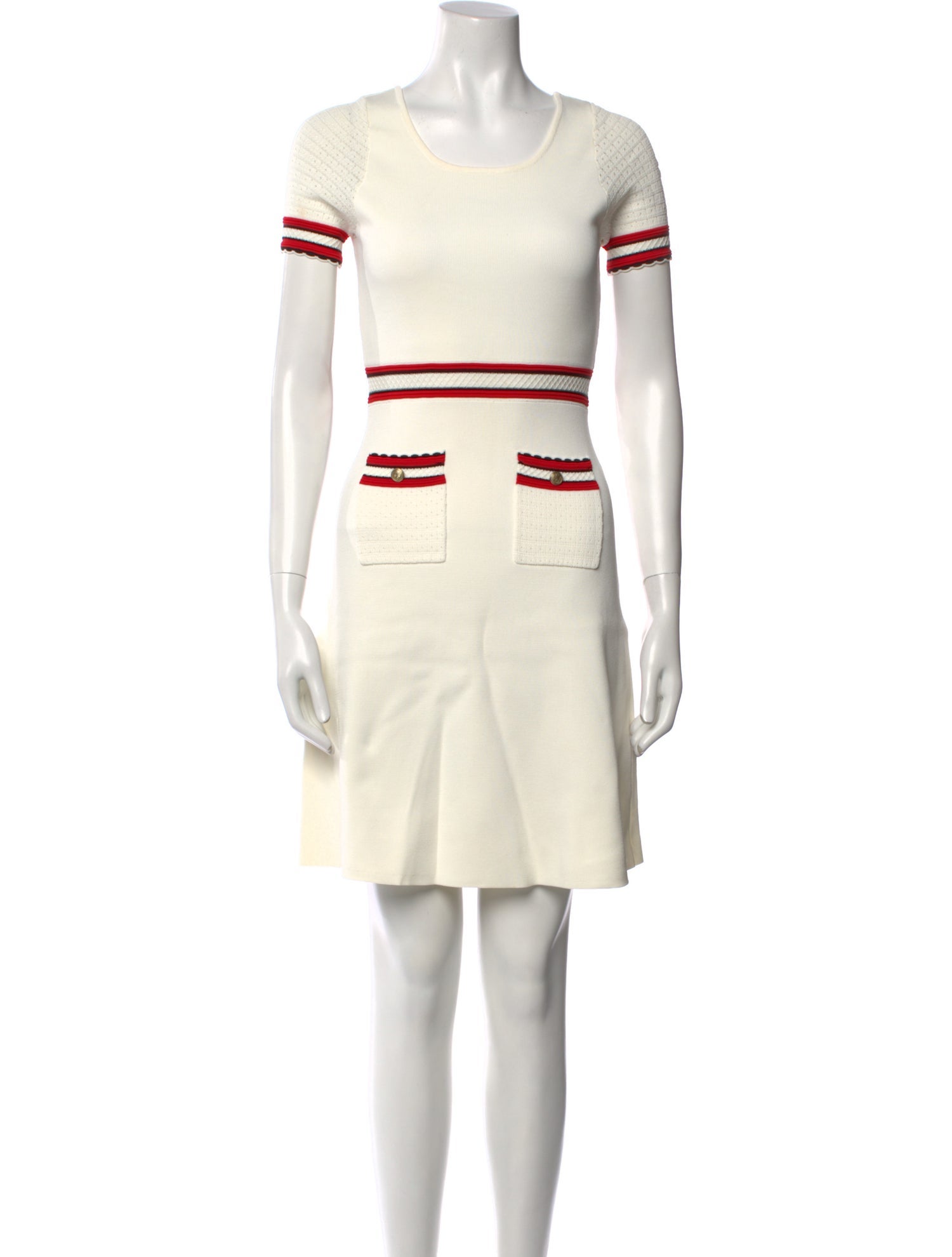 Sandro Striped Mini Dress