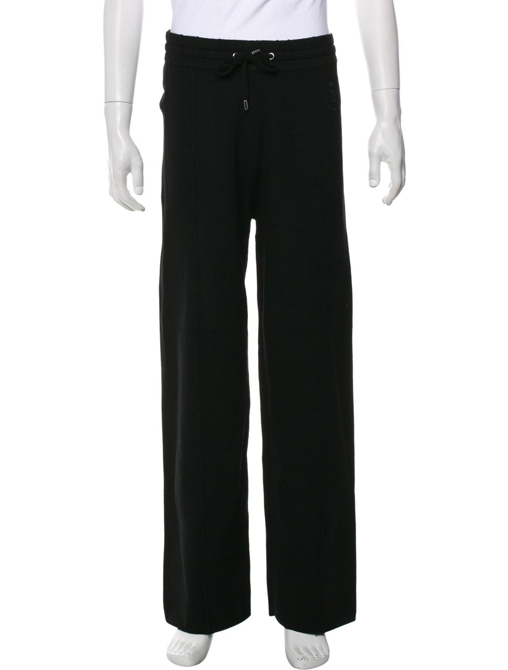 Sandro Lounge Bottoms Black Drawstring Closure - image 1