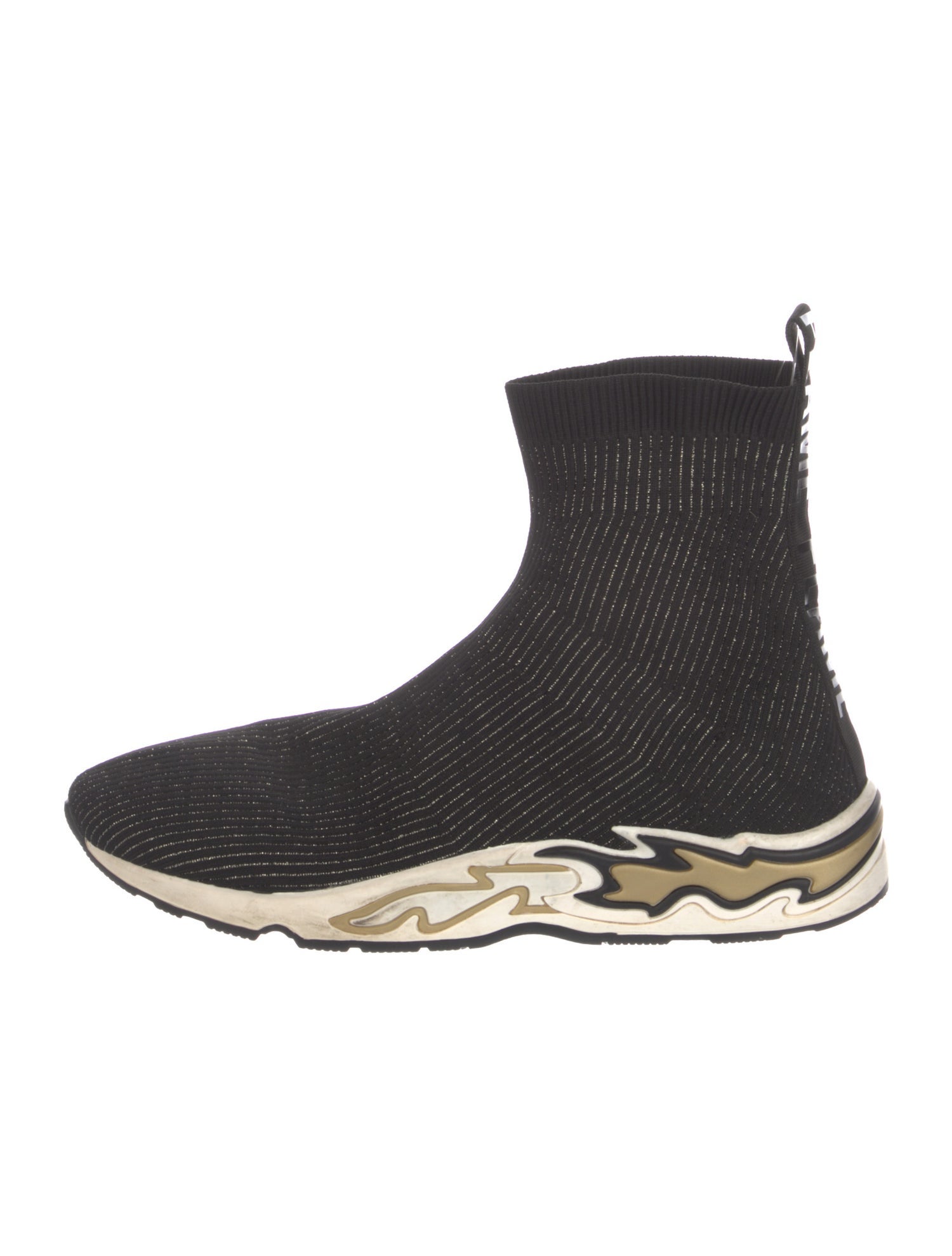 Sandro Striped Chelsea Boots