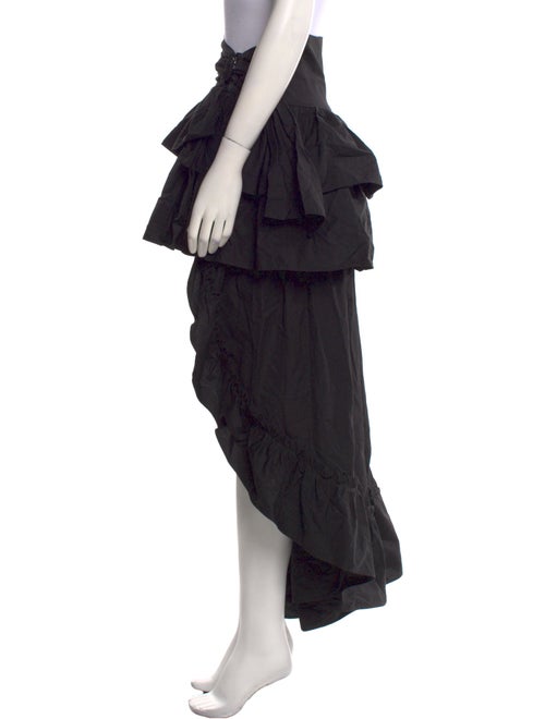 Sandro Ruffle Embellishment Long Skirt