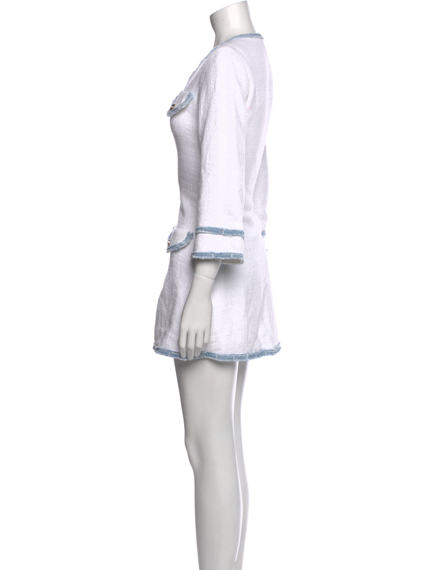 Sandro V-Neck Mini Dress