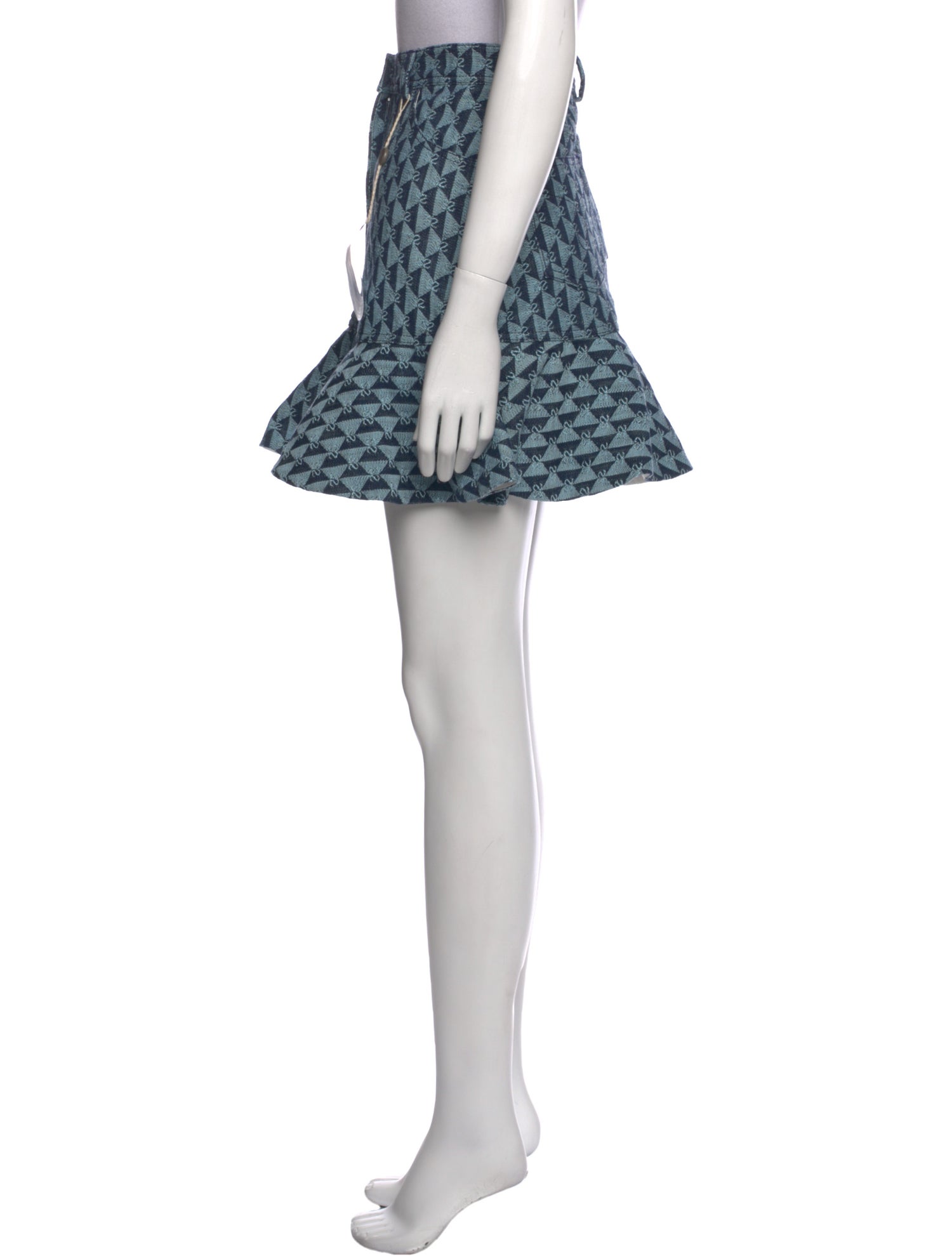 Sandro Printed Mini Skirt w/ Tags