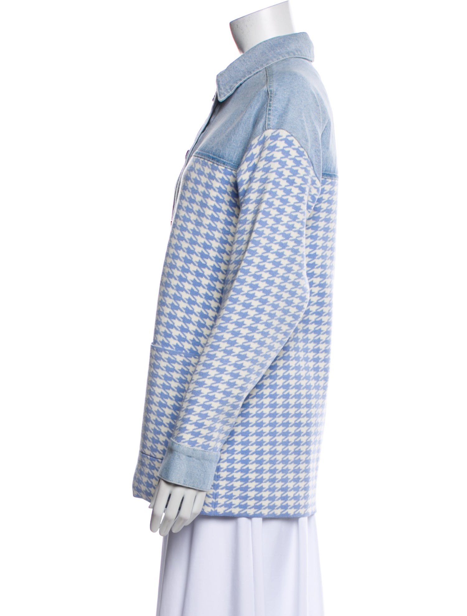 Sandro Houndstooth Print Jacket w/ Tags