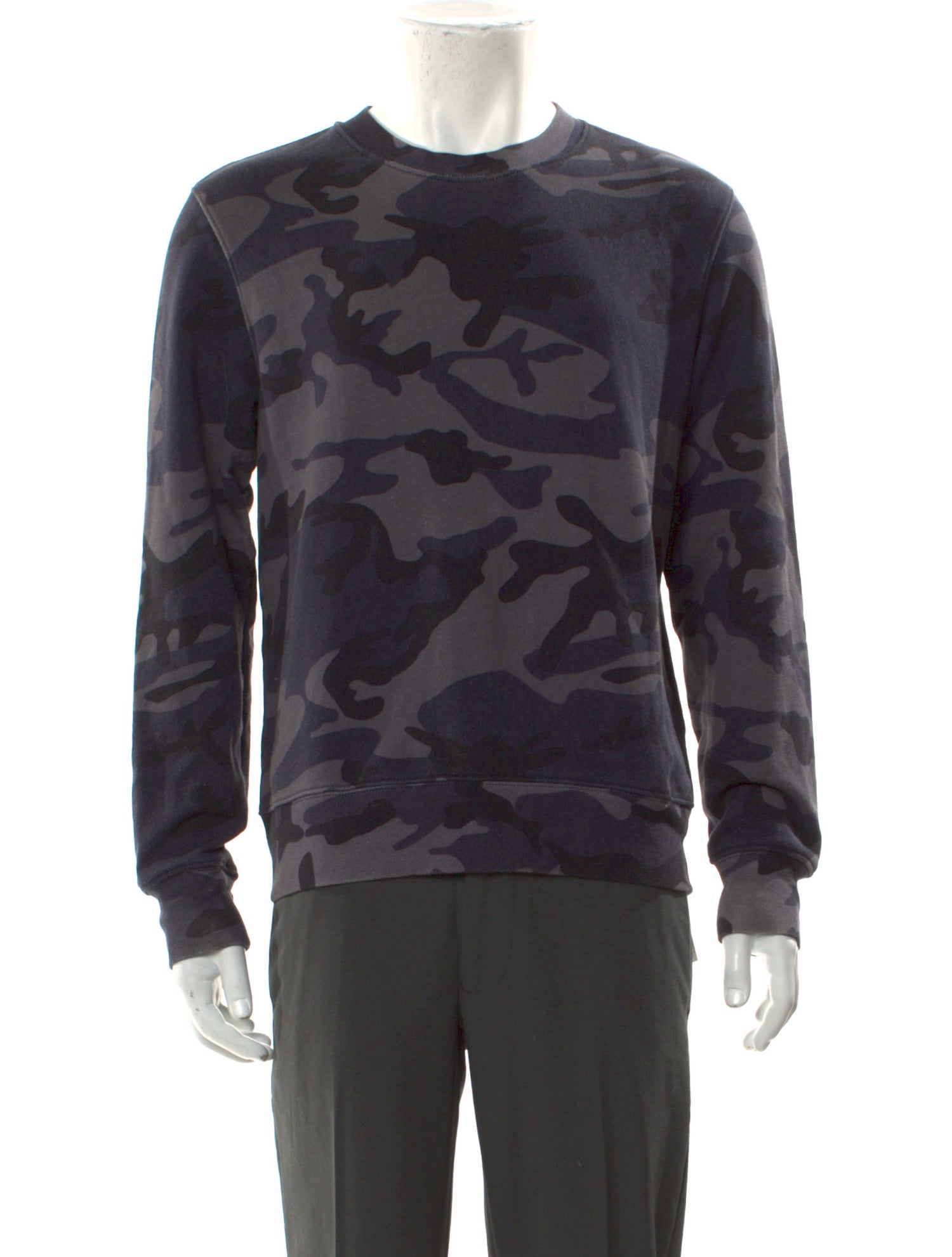 Sandro Printed Crew Neck Pullover