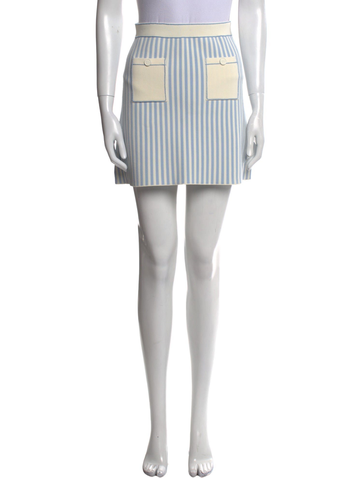 Sandro Striped Mini Skirt
