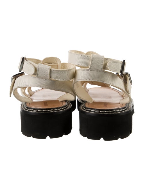 Sandro Leather Studded Accents Gladiator Sandals