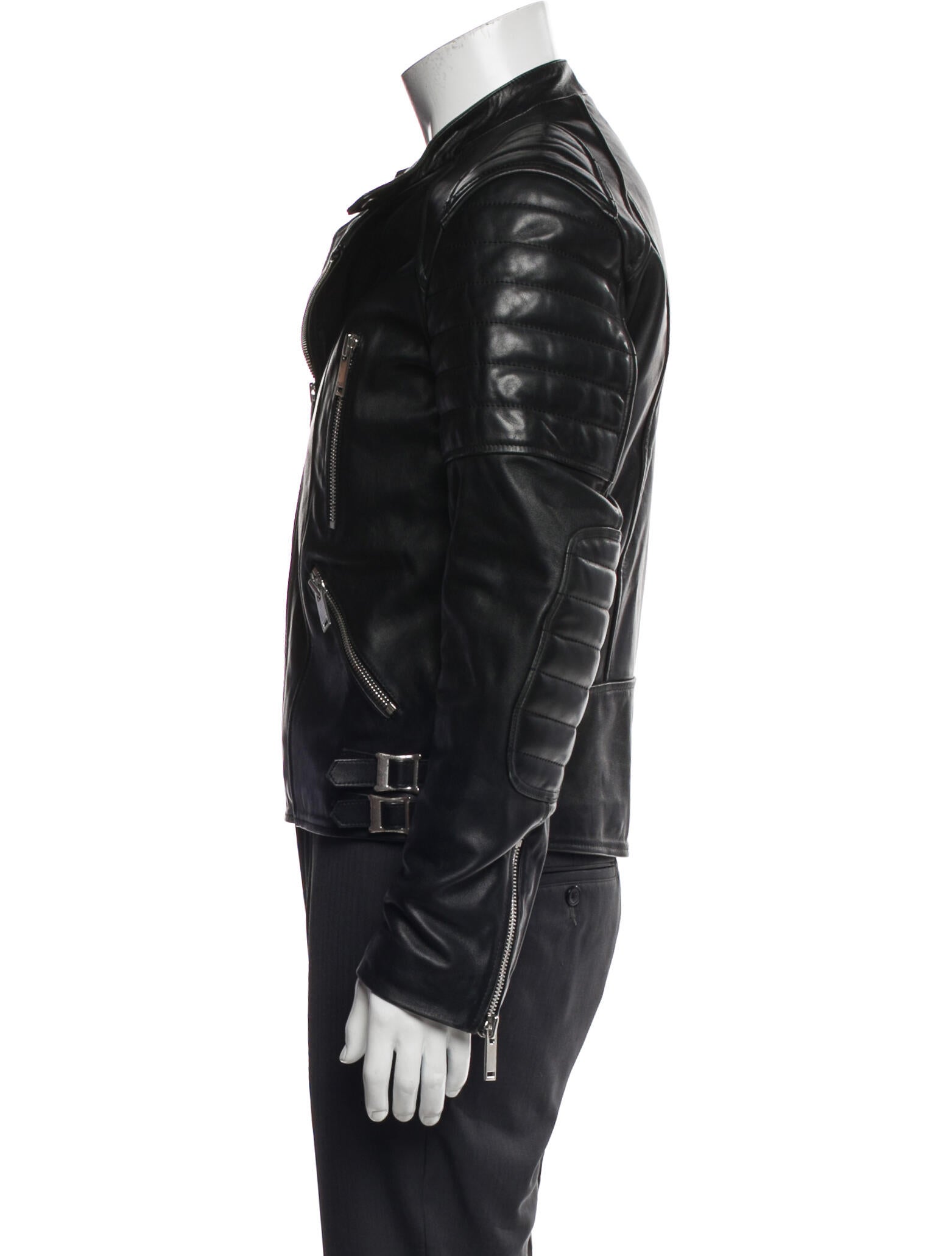 Sandro Calfskin Moto Jacket