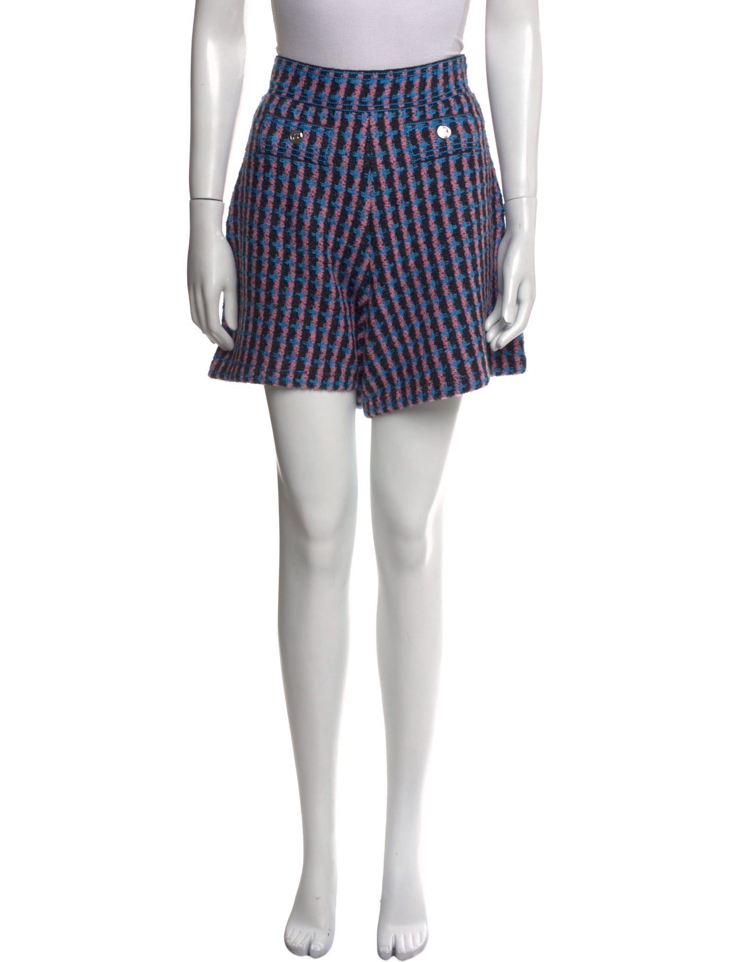 Sandro Tweed Pattern Mini Shorts w/ Tags